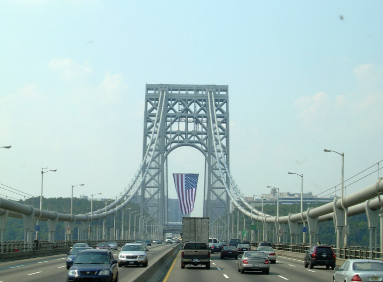 George Washington Bridge flag